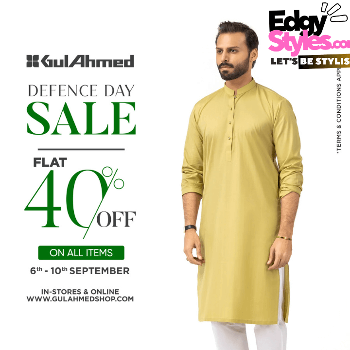 Menswear -  Gul Ahmed Defence Day Sale 2023 Upto 50% Off With Price